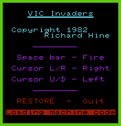 VIC Invaders